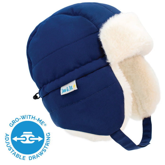 Jan & Jul Toasty-Dry Trapper Winter Hat - Nebula Blue