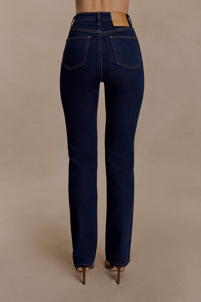 Janessa Skinny Denim Jeans- Indigo Blue