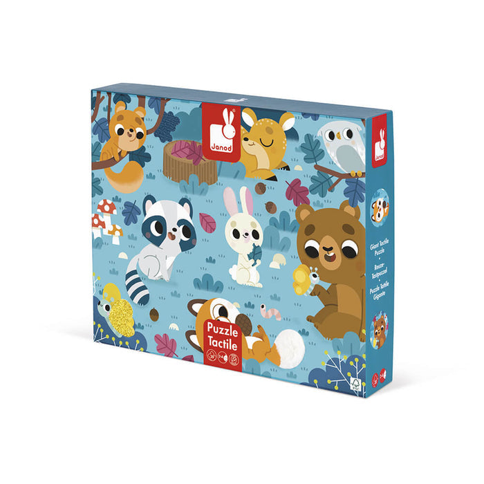 Janod 20pc Forest Animals Tactile Puzzle