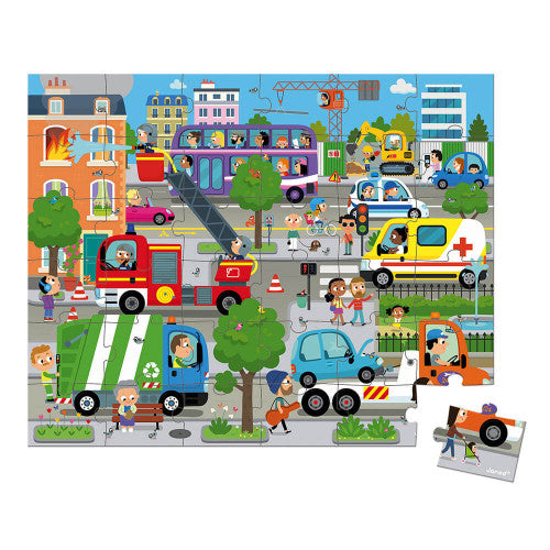 Janod 36pc Puzzle - City
