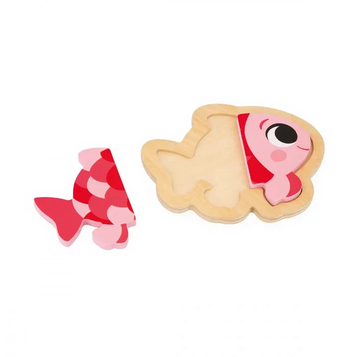 Janod 4 Progressive Puzzles - Pet