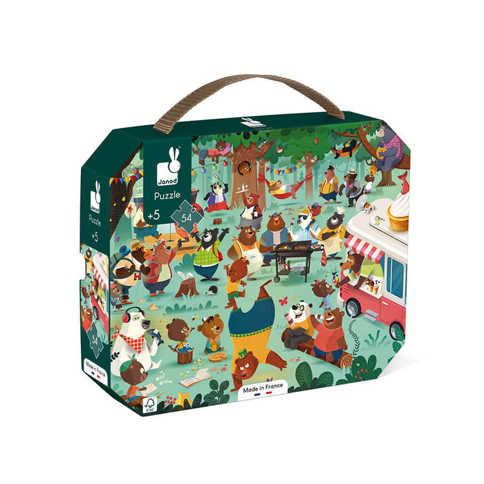 Janod 54pc Family Bears Puzzle