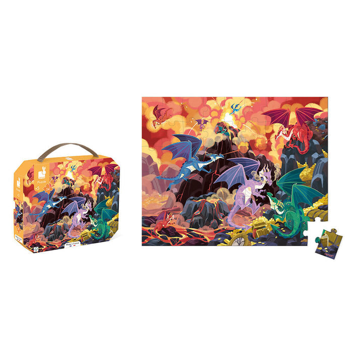 Janod 54pc Fiery Dragons Puzzle