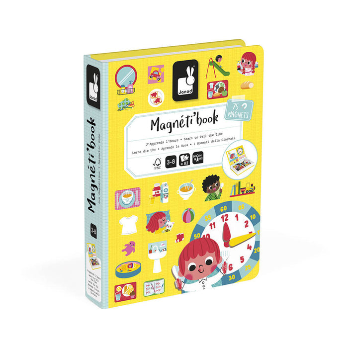 Janod Magneti'Book - Learn To Tell Time