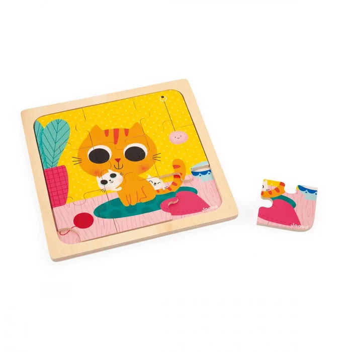Janod Peanut The Cat Puzzle - 9pcs