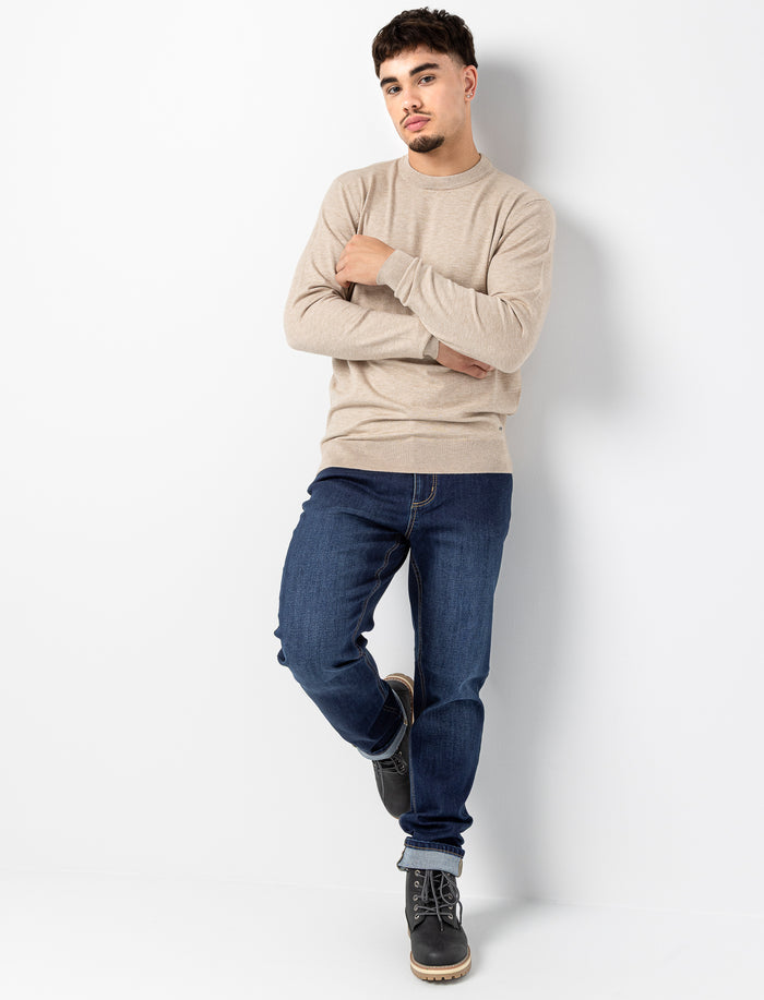 Jean à coupe décontractée pour homme