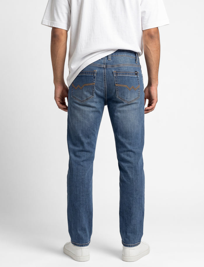 Jean à coupe décontractée pour homme