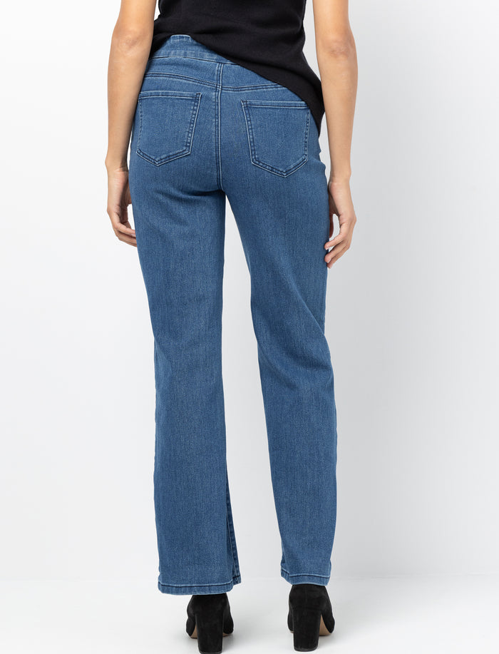Jean à jambe large en denim