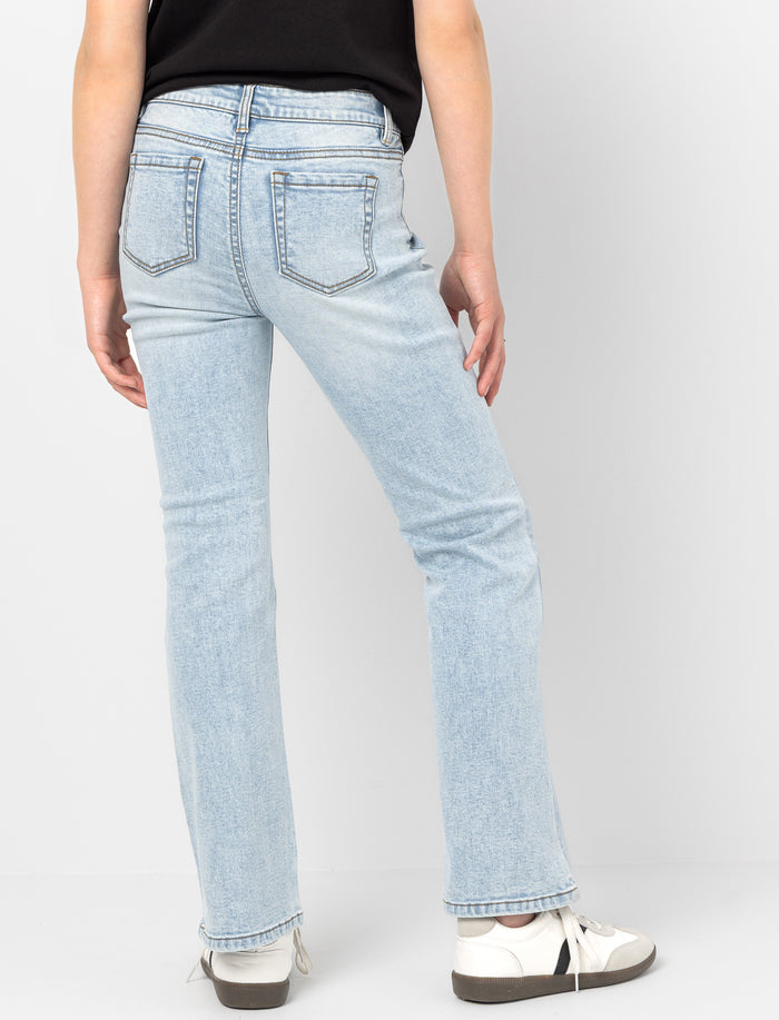 Jean en denim uni pour fille