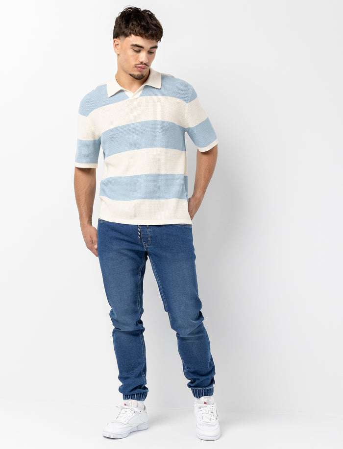 Jean jogger en denim pour homme