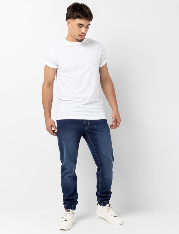 Jean jogger en denim pour homme