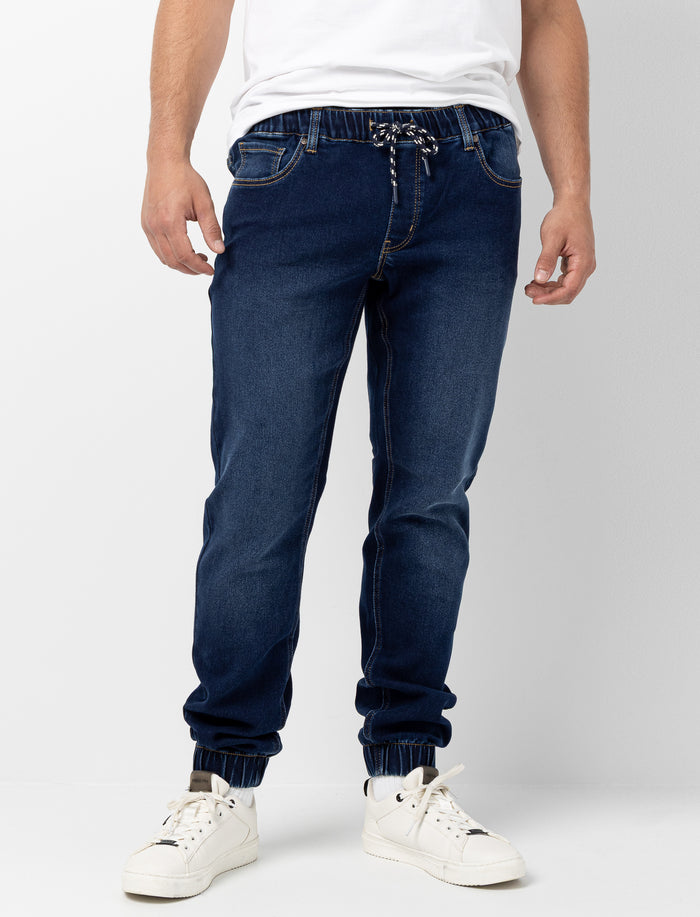 Jean jogger en denim pour homme