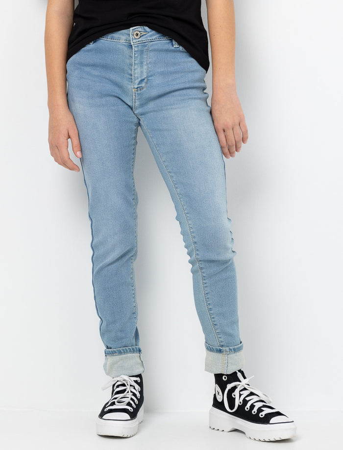 Jean skinny à taille régulière