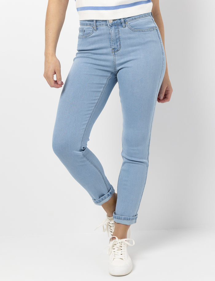 Jean skinny à taille régulière