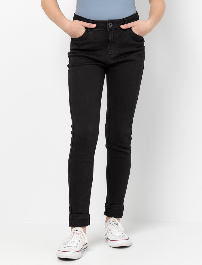 Jean skinny à taille régulière