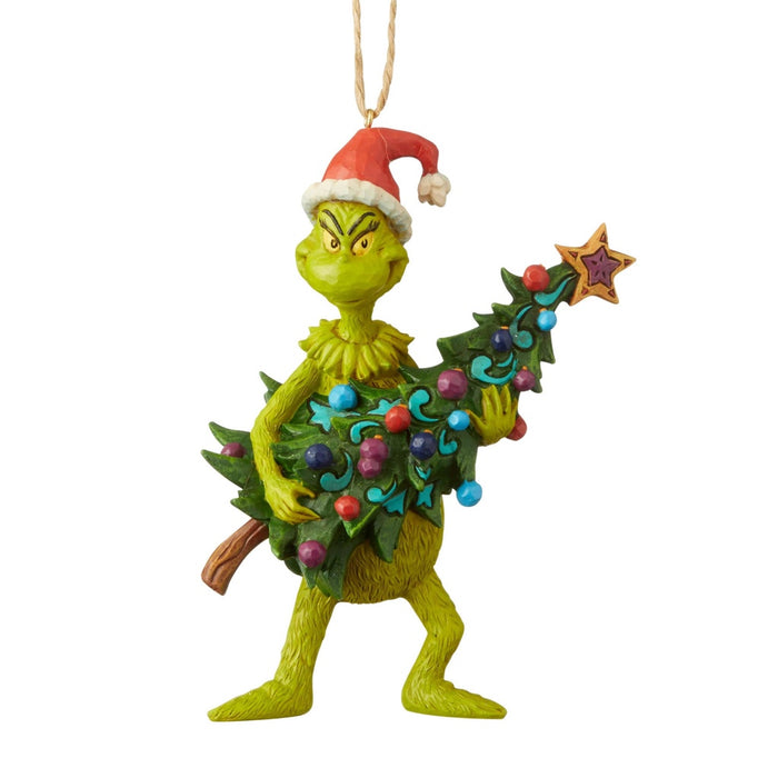 Jim Shore Grinch Holding Tree Ornament