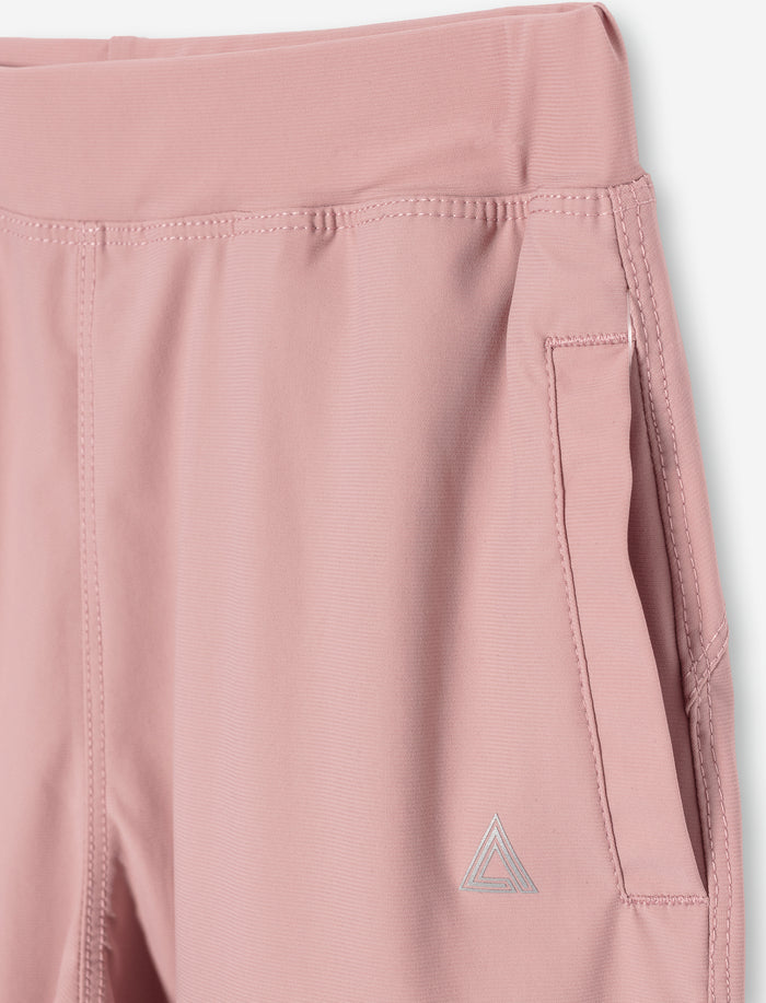Jogger de sport uni pour petite fille