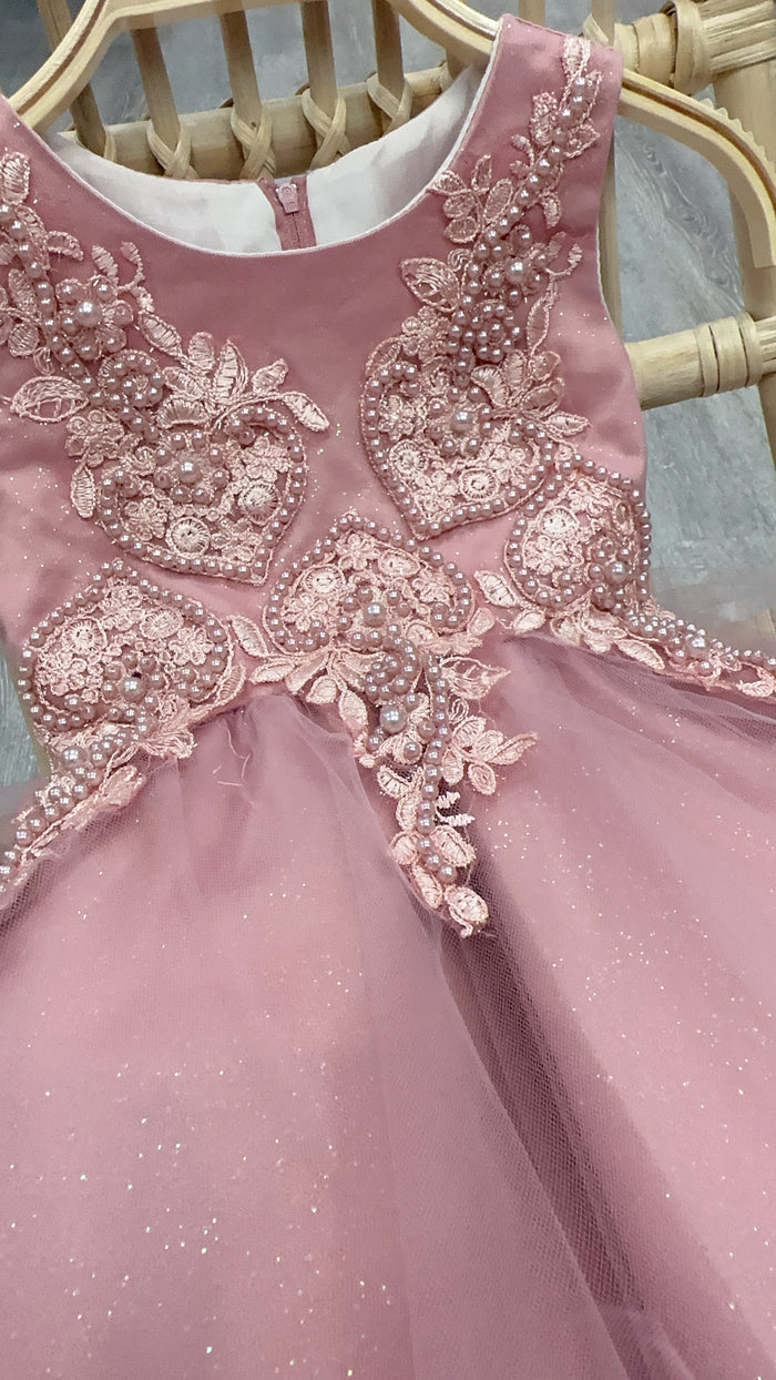 Jolene CD9089B Rose Infant Dress