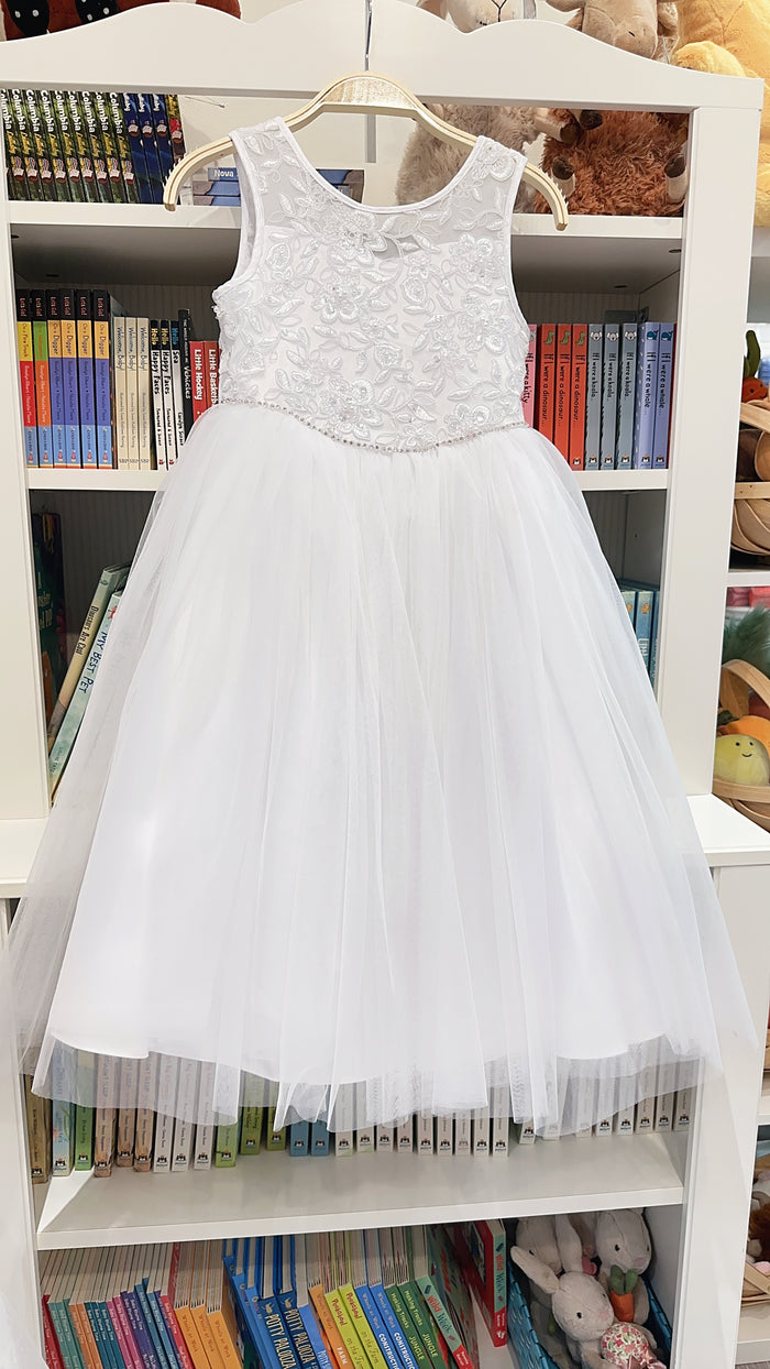 Jolene TT5747 Holiday White Dress