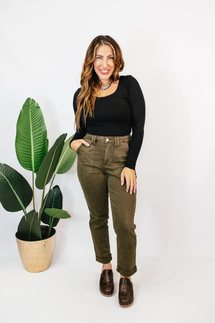 Judy Blue Utility Chic Jeans - Reg & Curvy - Macoma Boutique170 Denim