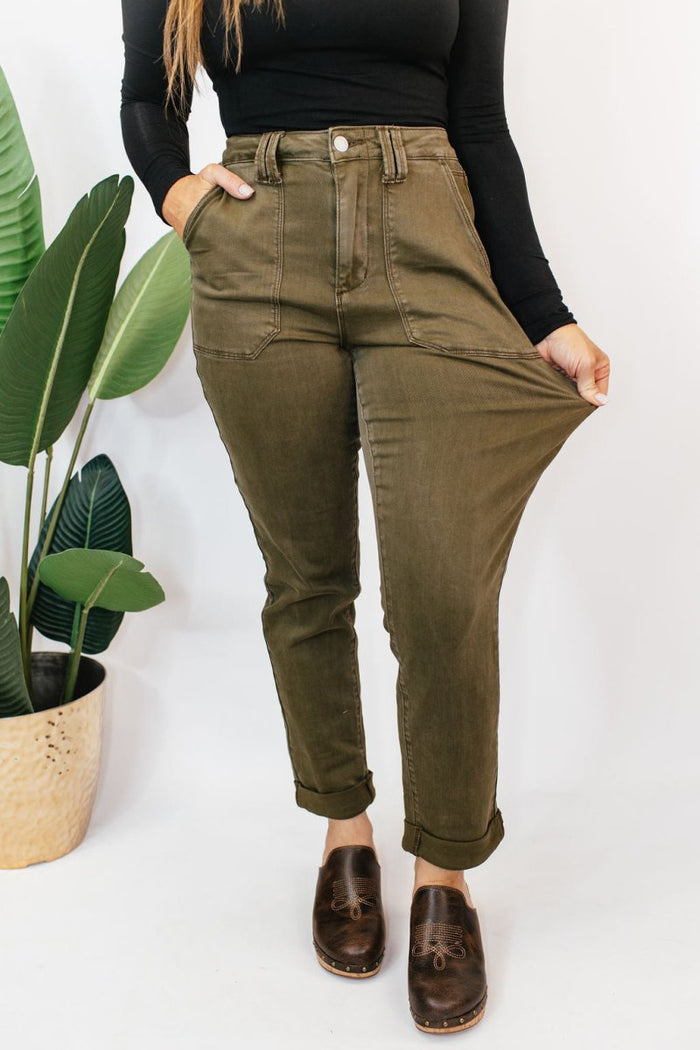 Judy Blue Utility Chic Jeans - Reg & Curvy - Macoma Boutique170 Denim