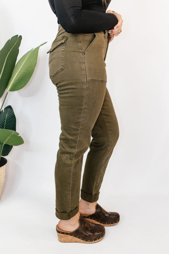 Judy Blue Utility Chic Jeans - Reg & Curvy - Macoma Boutique170 Denim