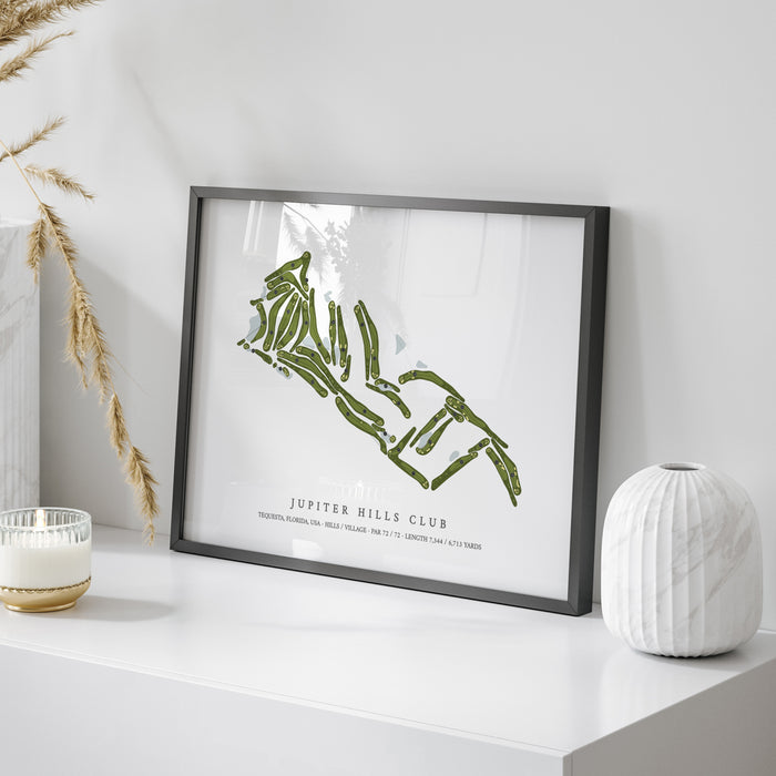Jupiter Hills Club | Golf Course Map | On Table