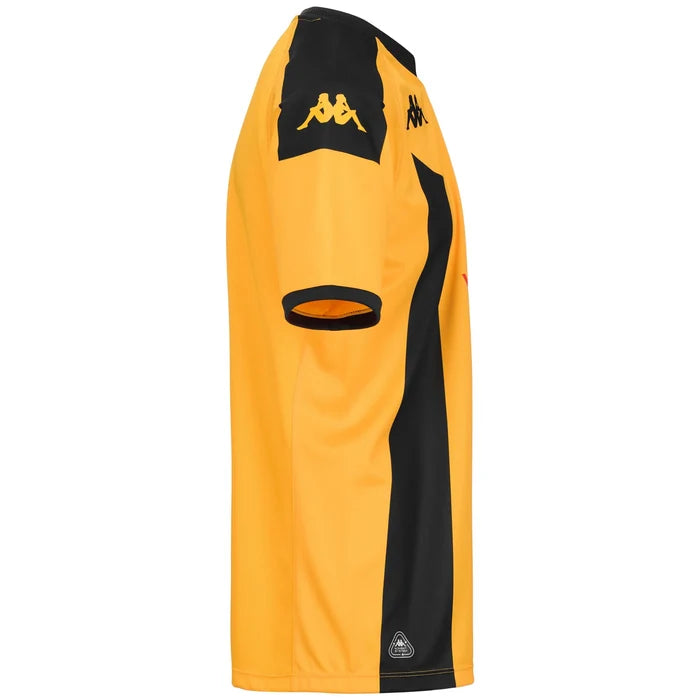 Kappa Kaizer Chiefs Kombat Pro 2025 AM Mens Home Jersey - Yellow/Black