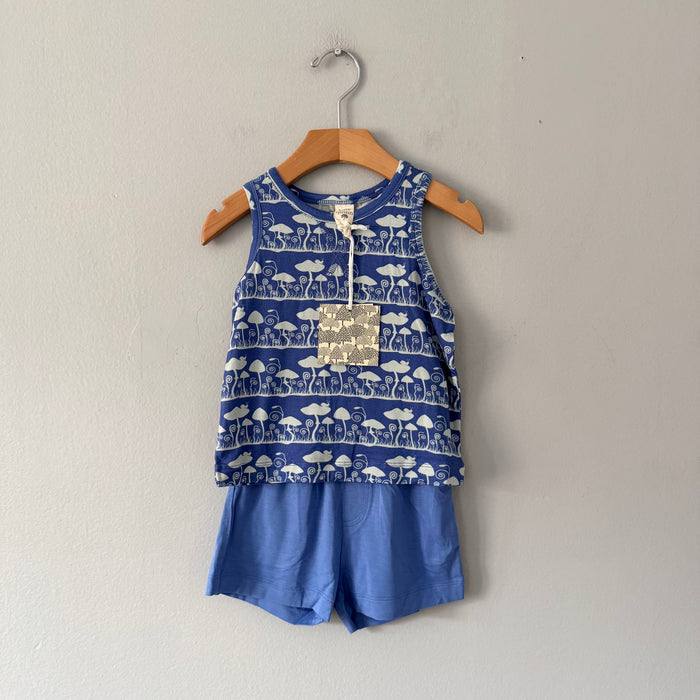 Kate Quinn / Bamboo tank x shorts set / 18-24M - New with tag