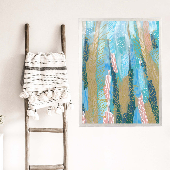 5"x7" / Art Print / Antique Silver