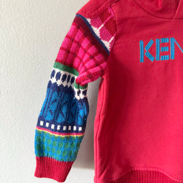 Kenzo / Red hoodie / 2Y