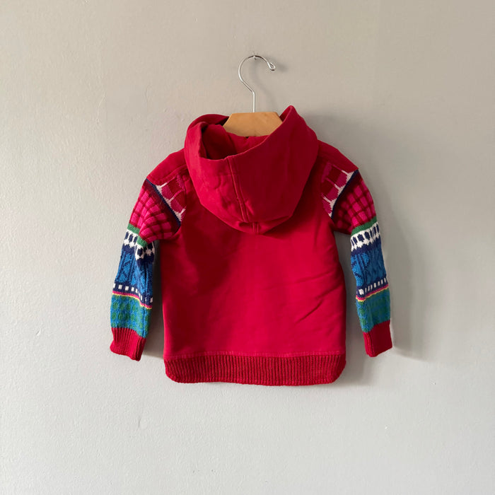 Kenzo / Red hoodie / 2Y