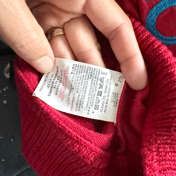 Kenzo / Red hoodie / 2Y