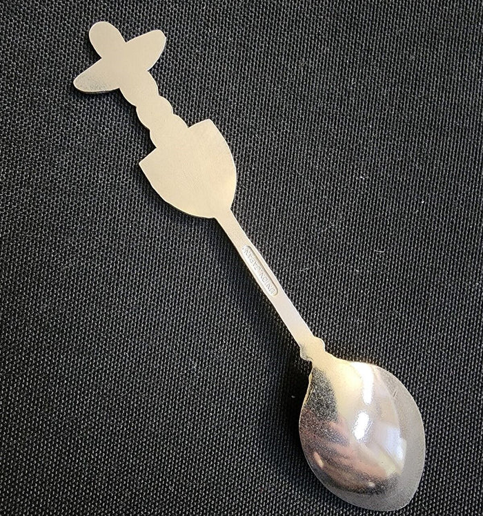 Ketchikan Alaska Travel Collectible Souvenir Spoon 5" Totem Pole Fishing Town