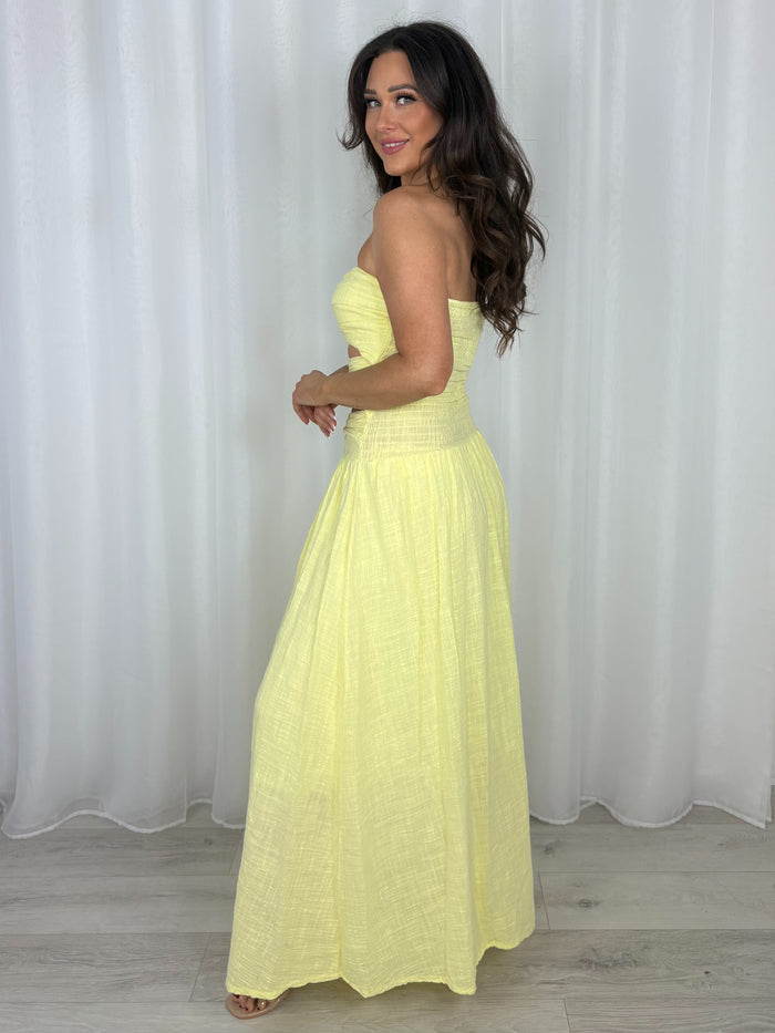 Knot Front Detail Bandeau Maxi Dress (5 Colours)