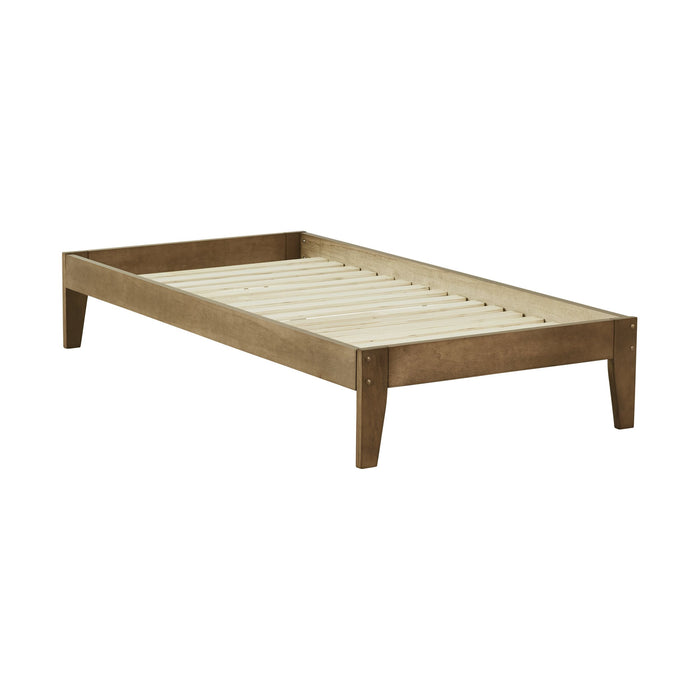 Kyan Single Bed Base Chestnut