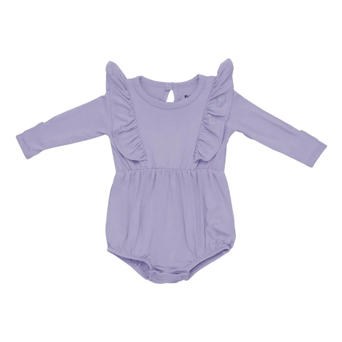 Kyte Baby Bamboo Jersey Bubble Romper - Taro