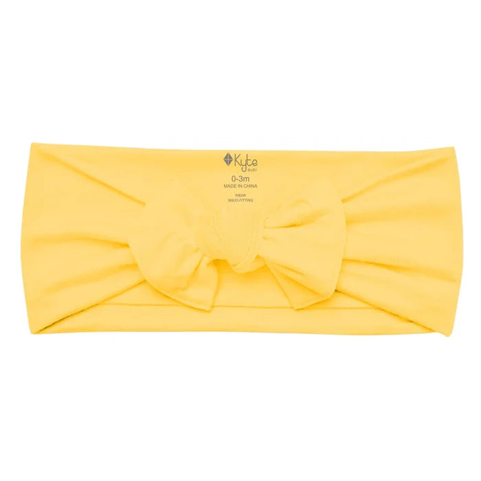 Kyte Baby Knotted Bow Headband - Butter