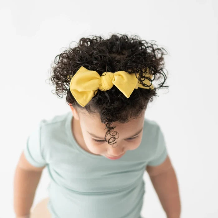 Kyte Baby Knotted Bow Headband - Butter