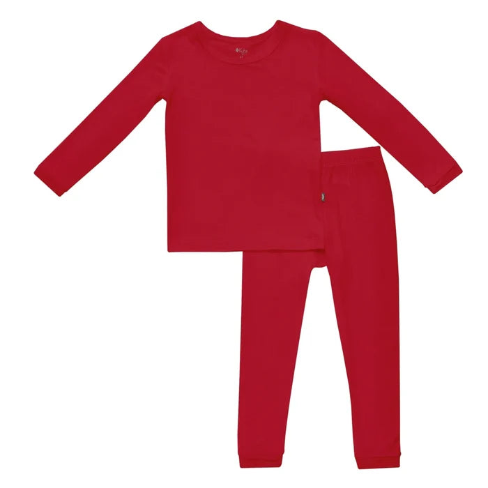 Kyte Baby Long Sleeve Toddler Pajamas - Cardinal