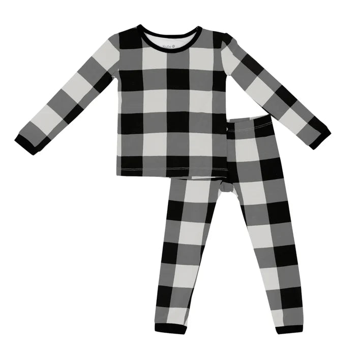 Kyte Baby Long Sleeve Toddler Pajamas - Midnight Plaid