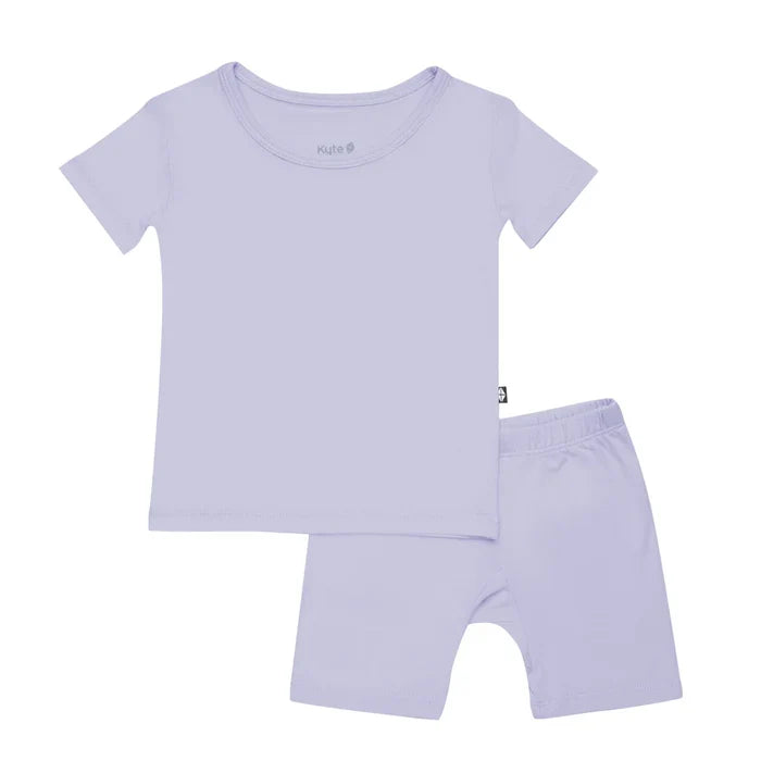 Kyte Baby Short Sleeve Toddler Pajama Set - Lilac
