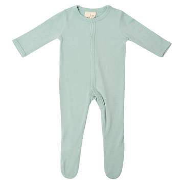 Kyte Baby Snap Footie - Sage