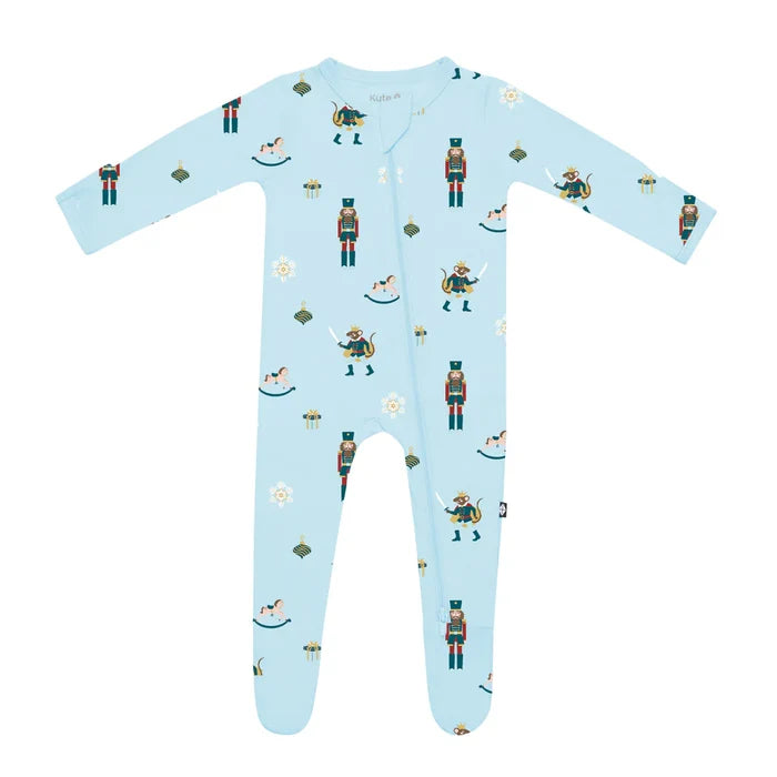 Kyte Baby Zippered Footie - Nutcracker