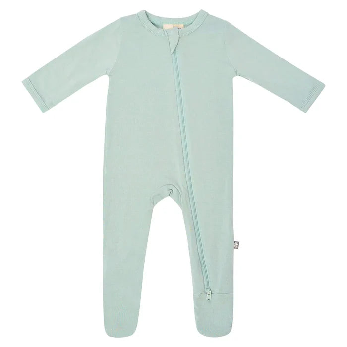 Kyte Baby Zippered Footie - Sage