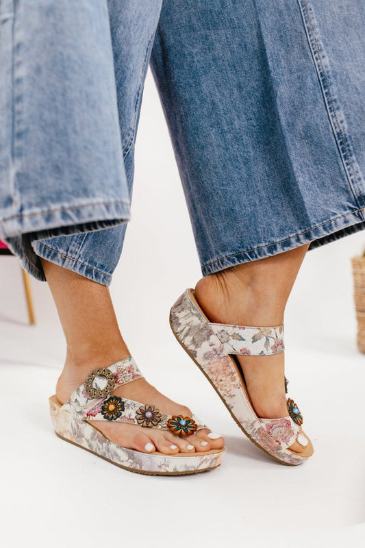 L'artiste Ice Multi Blissbloom Sandals - Macoma Boutique304 Sandals