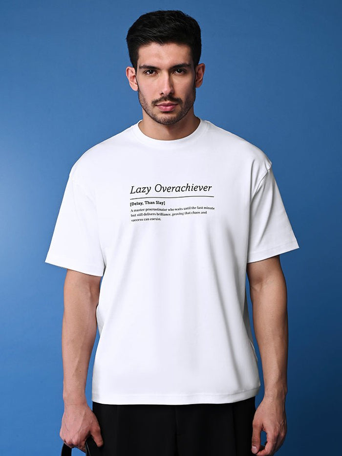 Lazy Overachiever Cotton T-Shirt