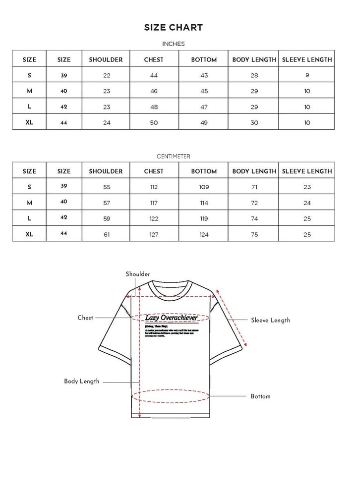 Lazy Overachiever Cotton T-Shirt