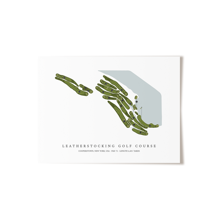 Leatherstocking Golf Course | Golf Course Print | Unframed