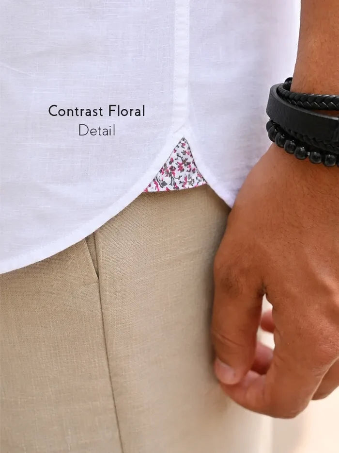 Legacy Cotton-Linen Short Kurta